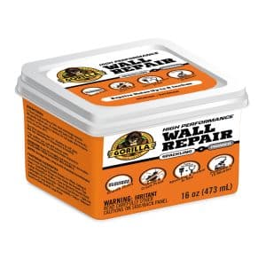 Gorilla White in. W X Wall Repair in. L Indoor and Outdoor