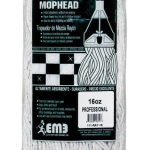 Elite Mops and Brooms 16 oz Cut End Rayon Mop Refill 1 pk