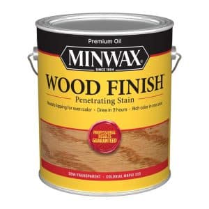 Minwax Wood Finish Semi-Transparent Colonial Maple Oil-Based Penetrating Stain 1 gal