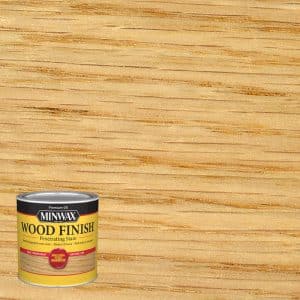 Minwax Wood Finish Semi-Transparent Natural Oil-Based Penetrating Wood Stain 0.5 pt