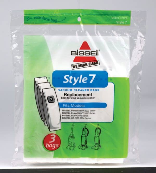 Bissell Vacuum Bag For Upright Vacuums 3 pk