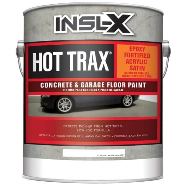 Insl-X Hot Trax Satin Accent Base Water-Based Acrylic Concrete & Garage Floor Paint 1 gal