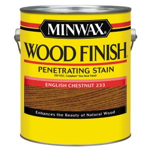 Minwax Wood Finish Semi-Transparent English Chestnut Oil-Based Penetrating Stain 1 gal