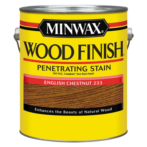 Minwax Wood Finish Semi-Transparent English Chestnut Oil-Based Penetrating Stain 1 gal