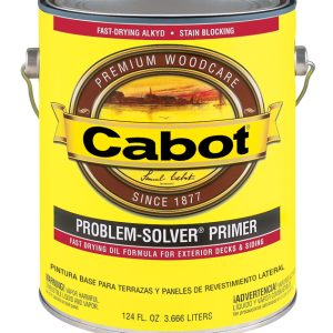 Cabot Problem-Solver White Flat Solvent-Based Alkyd Primer 1 gal
