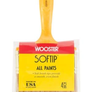 Wooster Softip 4 in. Flat Paint Brush