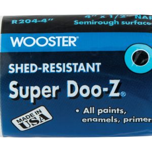 Wooster Super Doo-Z Fabric 4 in. W X 1/2 in. Regular Paint Roller Cover 1 pk