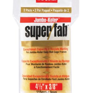 Wooster Super/Fab Knit 4 1/2 in. W X 3/8 in. Mini Paint Roller Cover 2 pk