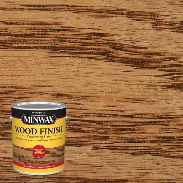 Minwax Wood Finish Semi-Transparent English Chestnut Oil-Based Penetrating Stain 1 gal