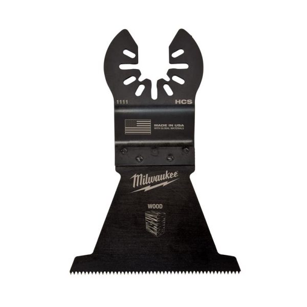 Milwaukee 2-1/2 in. L X 2-1/2 in. W High Carbon Steel Open-Lok Oscillating Blade Wood 1 pk