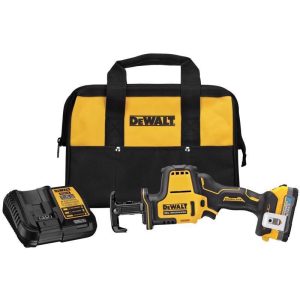 DEWALT 20V MAX ATOMIC with POWERSTACK 20 V Cordless Brushless Reciprocating Saw Kit (Battery & Charg