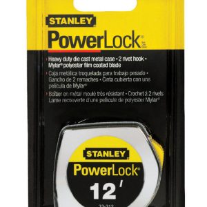 Stanley PowerLock 12 ft. L X 0.75 in. W Tape Measure 1 pk