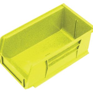 Quantum Storage 4-1/8 in. W X 2-13/16 in. H Storage Bin Polypropylene 1 compartments Yellow