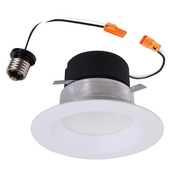 Halo White 4 in. W Plastic LED Retrofit Recessed Lighting 6.97 W