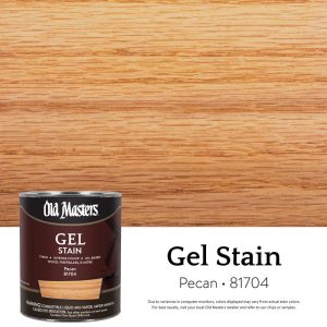 Old Masters Semi-Transparent Pecan Oil-Based Alkyd Gel Stain 1 qt