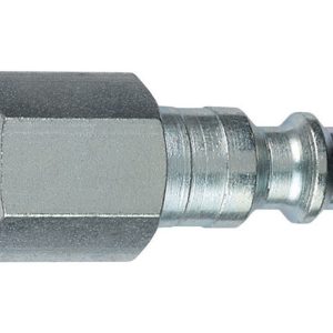 Tru-Flate Steel 1/4 in. I/M Style Plug 3/8 in. Female 1 pc