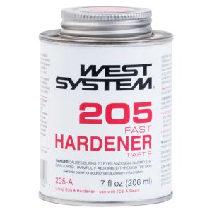 West System 205 Hardener High Strength Epoxy Fast Hardener Curing Agent 7 oz
