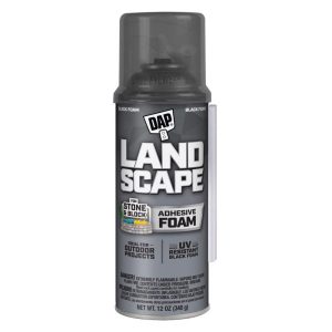 Touch 'n Foam Landscape Black Polyurethane Foam Filler/Adhesive 12 oz