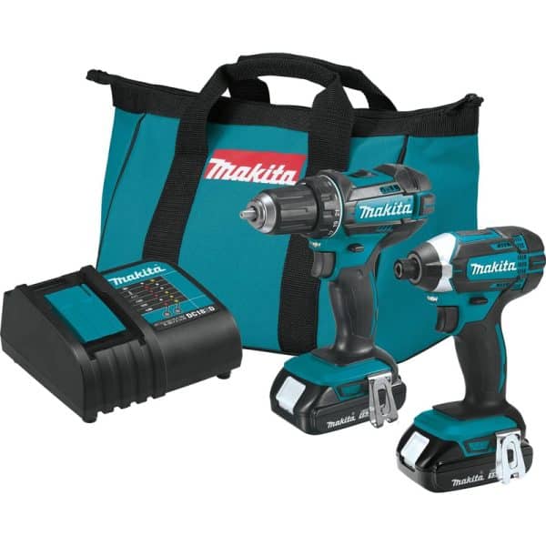 Makita LXT 18 V Cordless Brushed 2 Tool Combo Kit