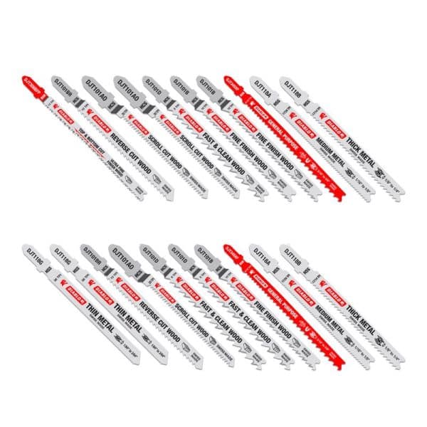 Diablo T-Shank Jig Saw Blade Set 20 pc