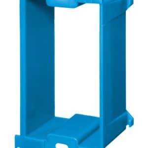 Carlon New and Old Work 4.89 cu in Rectangle PVC 1 gang Box Extension Blue