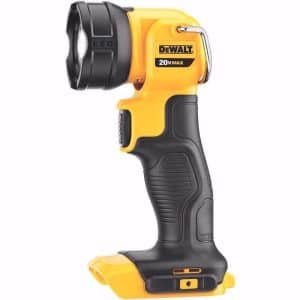 DEWALT 20V MAX 110 lm Black/Yellow LED Work Light Flashlight
