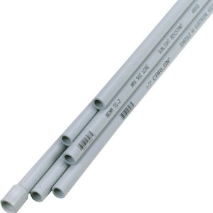 Cantex 1/2 in. D X 10 ft. L PVC 40 schedule Electrical Conduit For Rigid