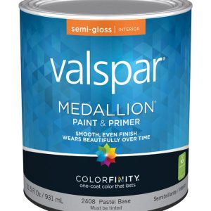 Valspar Medallion Semi-Gloss Pastel Base Paint and Primer Interior 1 qt