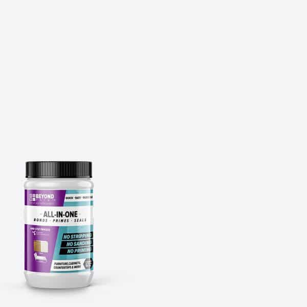 Beyond Paint Matte Bright White Water-Based Paint Exterior & Interior 1 qt