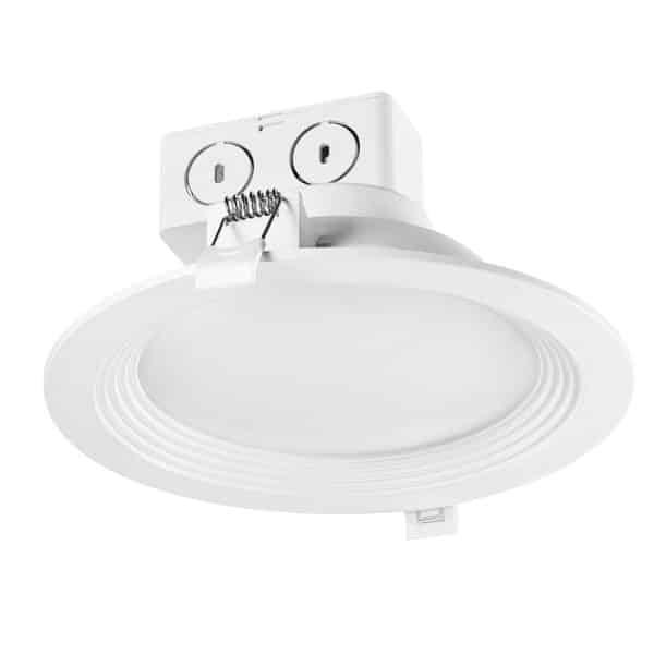 Globe Electric Value Pack White 6 in. W Plastic LED Canless Recessed Downlight 11 W