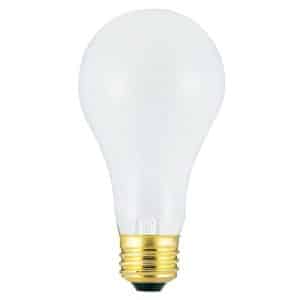 Westinghouse 20/135/155 W A21 Three Way Bulb Decorative Incandescent Bulb E26 (Medium) Warm White 1