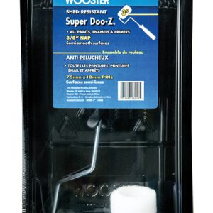 Wooster 3 in. W Trim Trim Roller Kit Threaded End