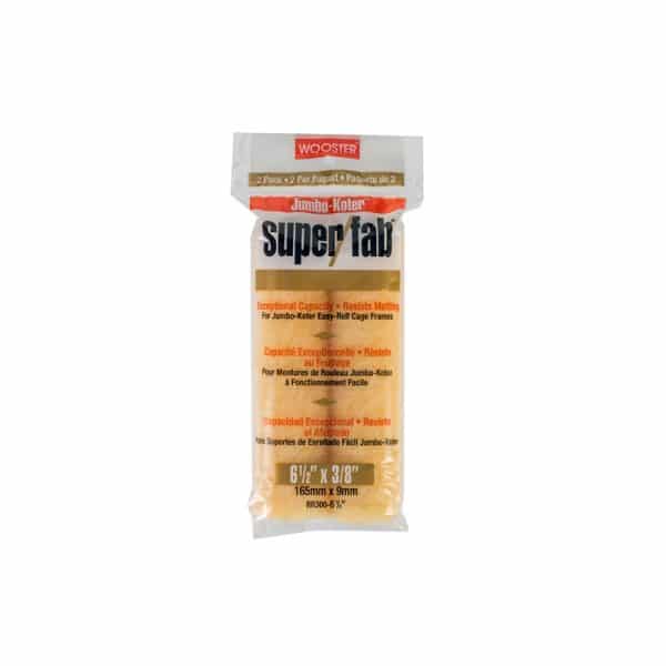 Wooster Super/Fab Knit 6 1/2 in. W X 3/8 in. Paint Roller Cover 2 pk