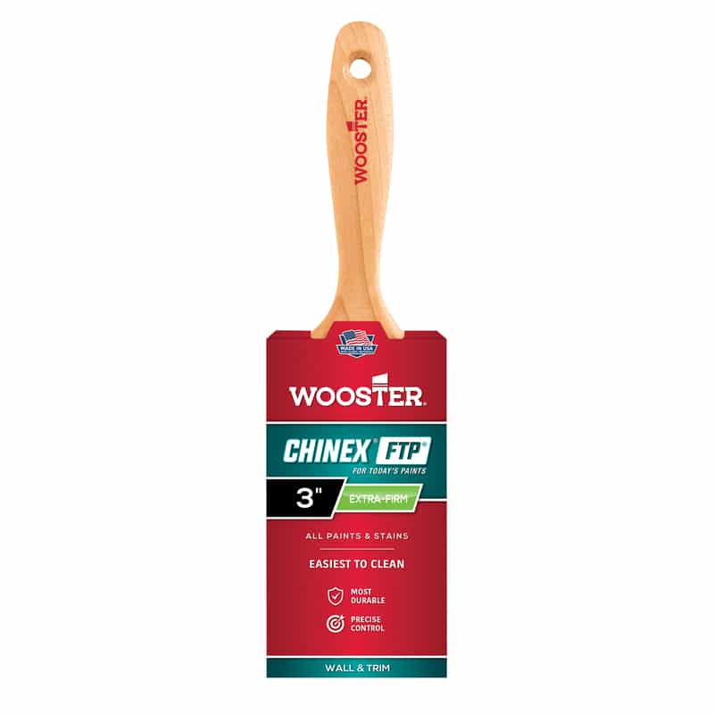 Wooster Chinex FTP 3 in. Flat Paint Brush PaintPlace New York