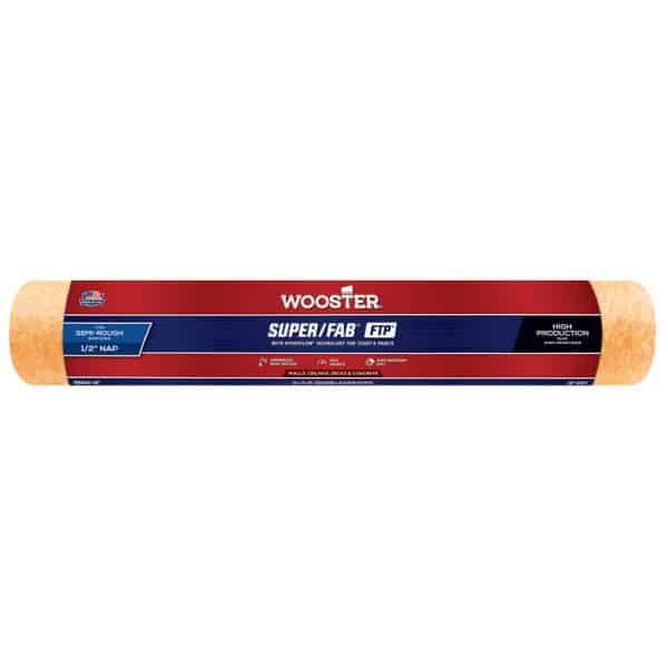Wooster Super/Fab Fabric 18 in. W X 1/2 in. Paint Roller Cover 1 pk