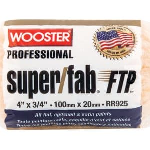 Wooster Super/Fab FTP Synthetic Blend 4 in. W X 3/4 in. Trim Paint Roller Cover 1 pk