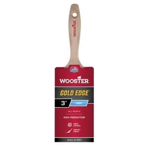 Wooster Gold Edge 3 in. Straight Varnish Brush