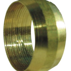 JMF Company 1/8 in. Compression X 1/8 in. D Compression Brass Sleeve