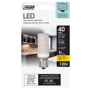 Feit Electric T8 E17 (Intermediate) LED Bulb Warm White 40 Watt Equivalence 1 pk