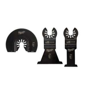 Milwaukee High Carbon Steel Open-Lok Oscillating Wood Blade 3 pk