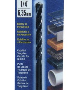 ARTU 1/4 in. X 4-1/8 in. L Tungsten Carbide Tipped Drill Bit 1 pc