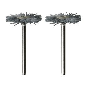 Dremel 1 in. X 1.75 in. L Silicon Carbide Nylon Brush 2 pc