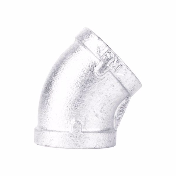 STZ Industries 1/4 in. FIP each X 1/4 in. D FIP Galvanized Malleable Iron 45 Degree Elbow