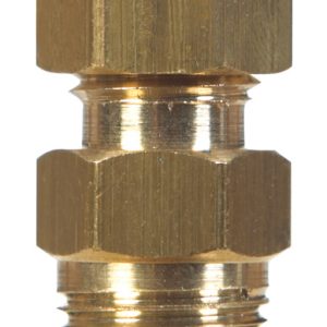 JMF Company 3/8 in. Compression X 3/8 in. D Male Brass Connector