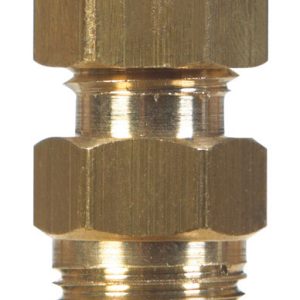JMF Company 1/2 in. Compression X 3/8 in. D Male Brass Connector