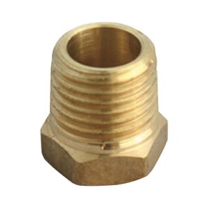 JMF Company 3/4 in. MPT X 3/8 in. D FPT Brass Hex Bushing