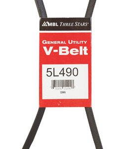 Mitsuboshi FHP 5L490 General Utility V-Belt 0.63 in. W X 49 in. L For Fractional Horsepower Motors