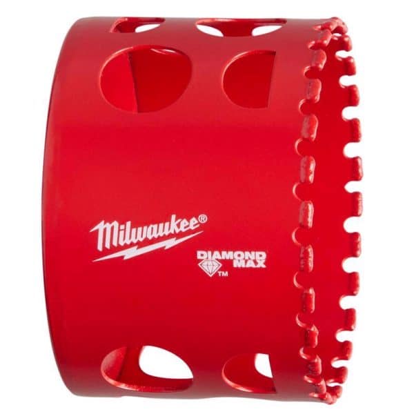 Milwaukee Diamond Plus 2-1/2 in. Diamond Grit Hole Saw 1 pc