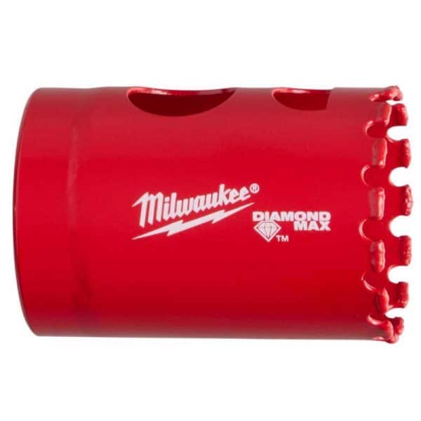 Milwaukee Diamond Max 1-1/4 in. Diamond Grit Hole Saw 1 pk