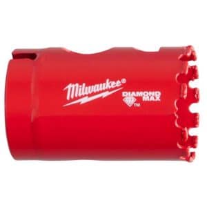 Milwaukee Diamond Max 1-3/8 in. Diamond Grit Hole Saw 1 pk